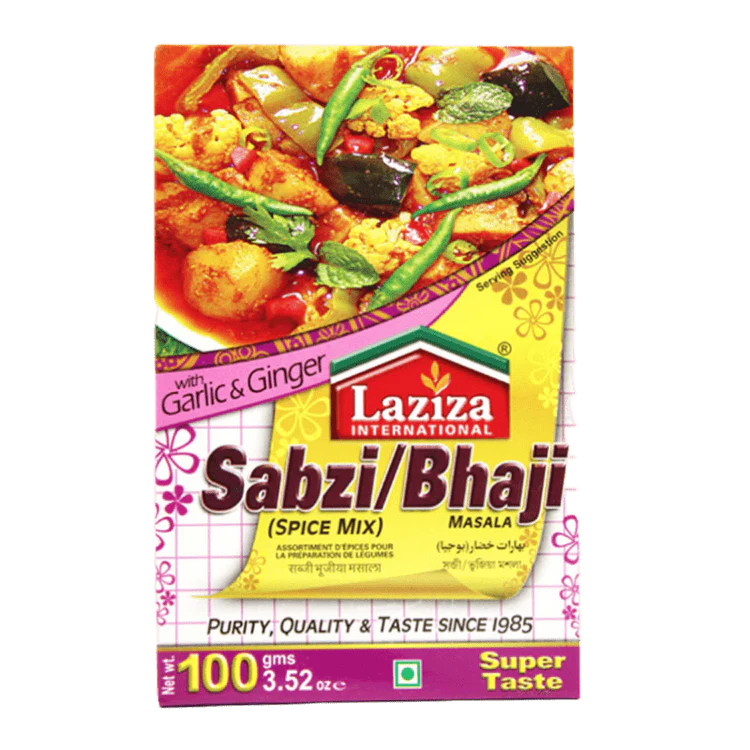 LAZIZA SABZI/BHUJIA MASALA 6X100G