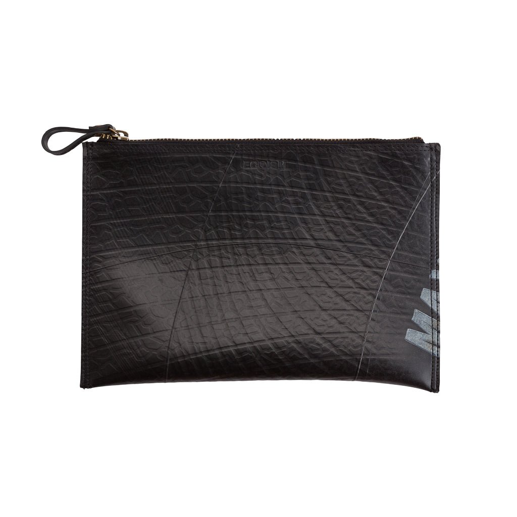 Lewis Essential Medium Flat Vegan Pouch by Paguro Upcycle