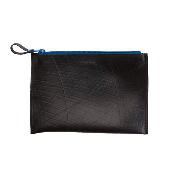 Lewis Essential Medium Flat Vegan Pouch by Paguro Upcycle