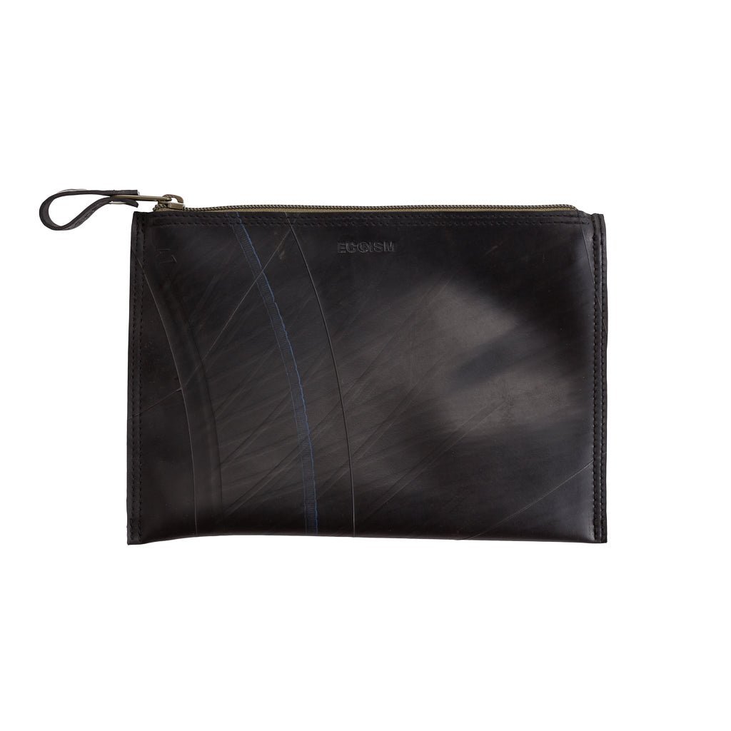 Lewis Essential Medium Flat Vegan Pouch by Paguro Upcycle