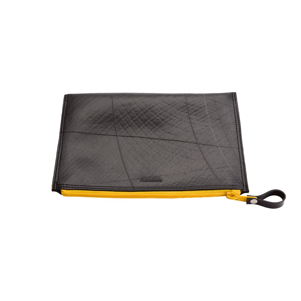 Lewis Essential Medium Flat Vegan Pouch by Paguro Upcycle