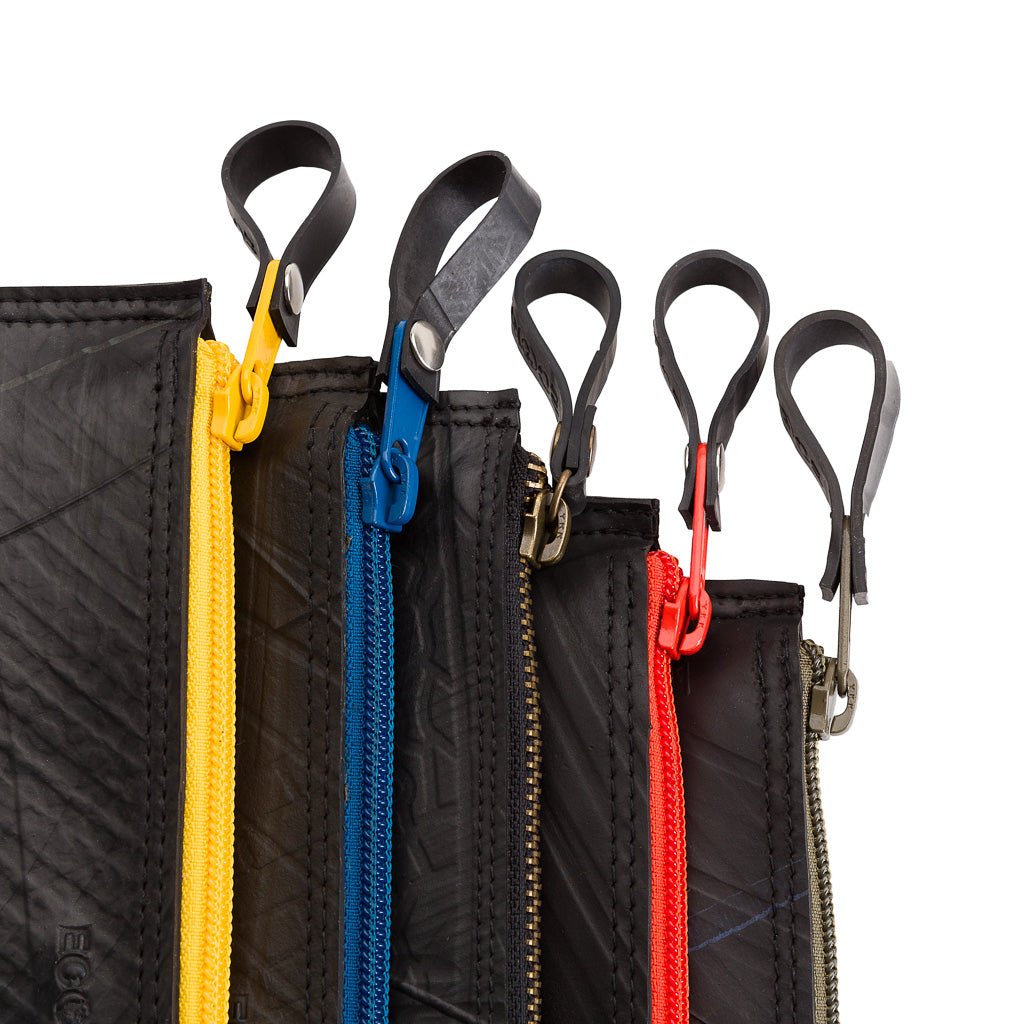 Lewis Essential Medium Flat Vegan Pouch by Paguro Upcycle