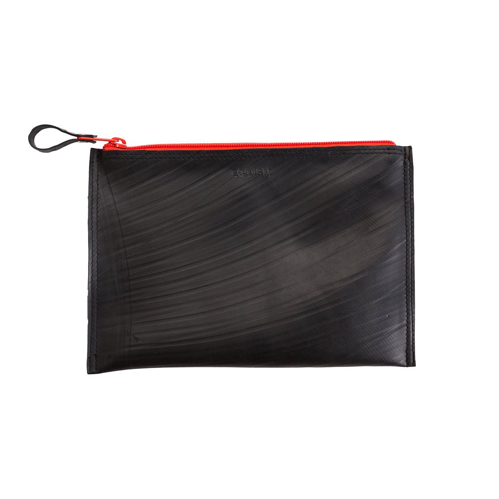 Lewis Essential Medium Flat Vegan Pouch by Paguro Upcycle