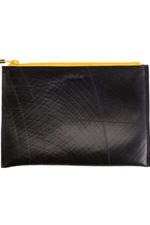 Lewis Essential Medium Flat Vegan Pouch by Paguro Upcycle