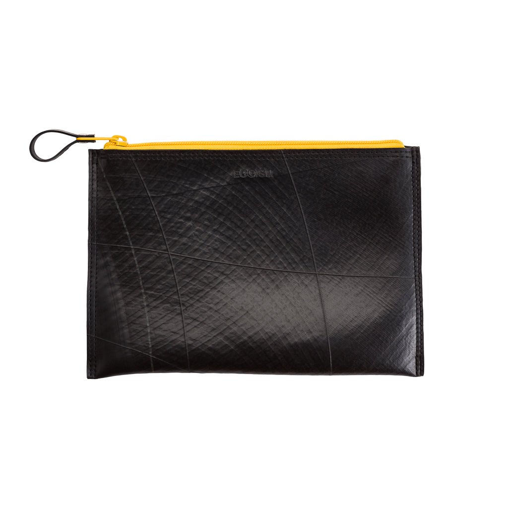 Lewis Essential Medium Flat Vegan Pouch by Paguro Upcycle