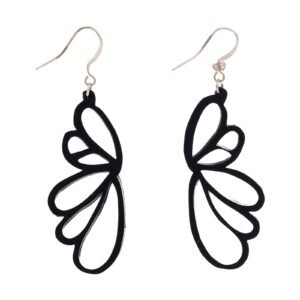 Lilac Upcycled Inner Tube Earrings