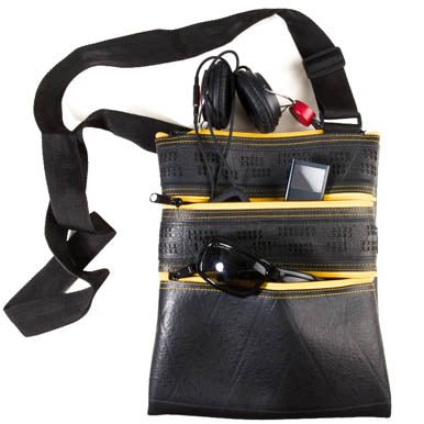 Maggie Special Recycled Rubber Vegan Handbag by Paguro Upcycle