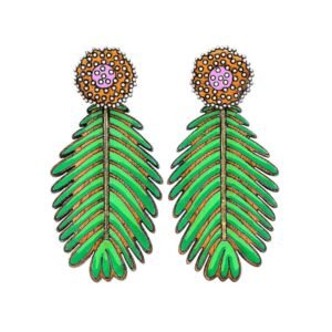 Mimosa Reclaimed Wood Earrings