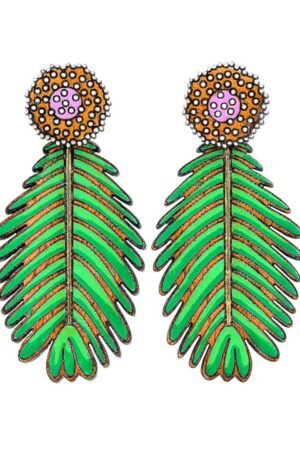 Mimosa Reclaimed Wood Earrings