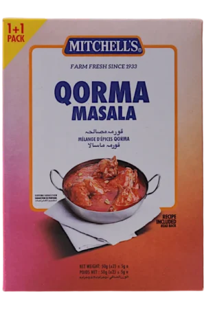 MITCHELL'S QORMA MASALA 72X100g