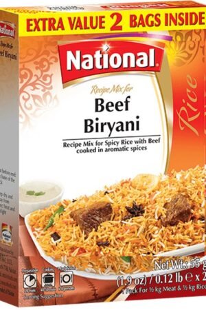 NATIONAL BEEF BIRYANI MASALA 6X78G