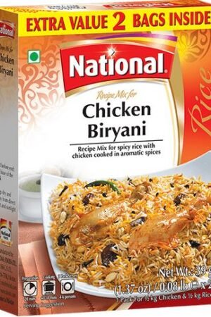 NATIONAL CHICKEN BIRYANI MASALA 6X78G