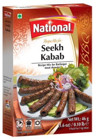 NATIONAL SEEKH KEBAB MASALA 6X92G