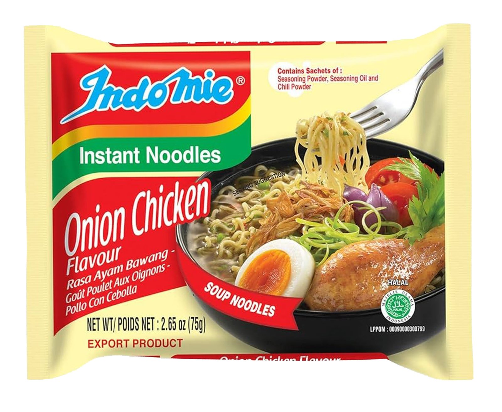NOODLES INDOMIE CHICKEN ONION 40x75GR