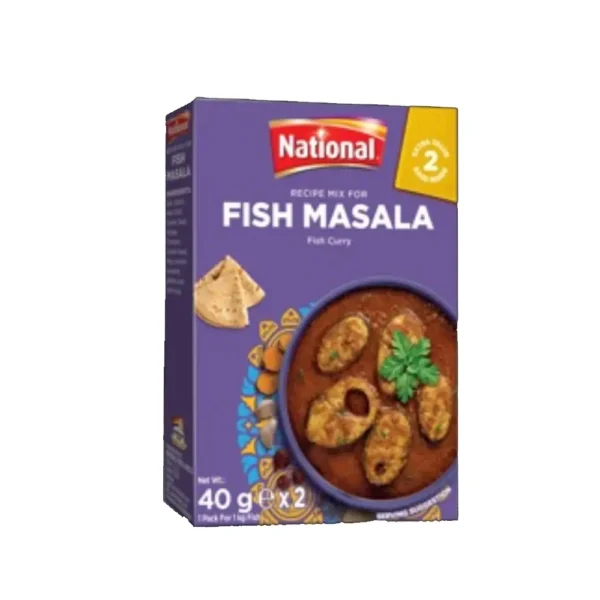 National Spice Mix for Fish Masala 6 x 80 gr