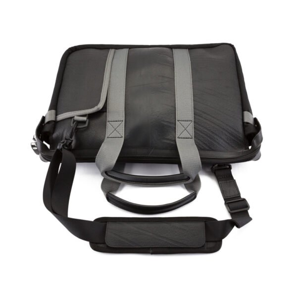 Nebula Recycled Inner Tube Padded Vegan Laptop Bag by Paguro Upcycle