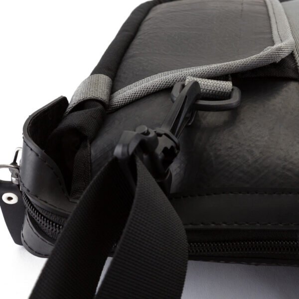 Nebula Recycled Inner Tube Padded Vegan Laptop Bag by Paguro Upcycle