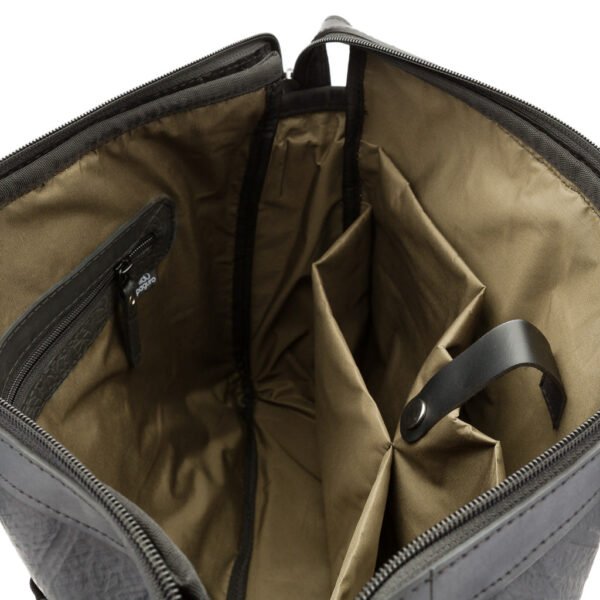 Nebula Recycled Inner Tube Padded Vegan Laptop Bag by Paguro Upcycle