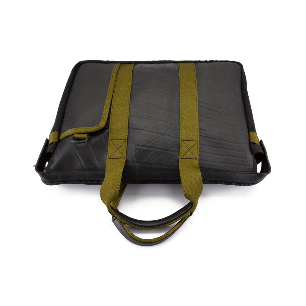 Nebula Recycled Inner Tube Padded Vegan Laptop Bag by Paguro Upcycle