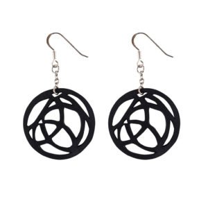 Neptune Eco Friendly Rubber Earrings by Paguro Upcycle