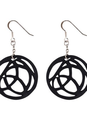 Neptune Eco Friendly Rubber Earrings by Paguro Upcycle