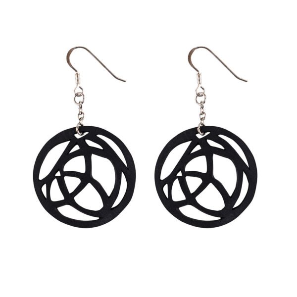 Neptune Eco Friendly Rubber Earrings by Paguro Upcycle