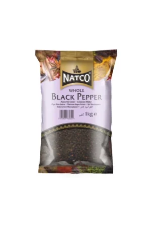Natco Black Pepper Whole 6X1KG