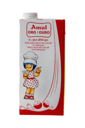 AMUL GOLD MILK FULL CREAM (FAT 6%) 6X1L