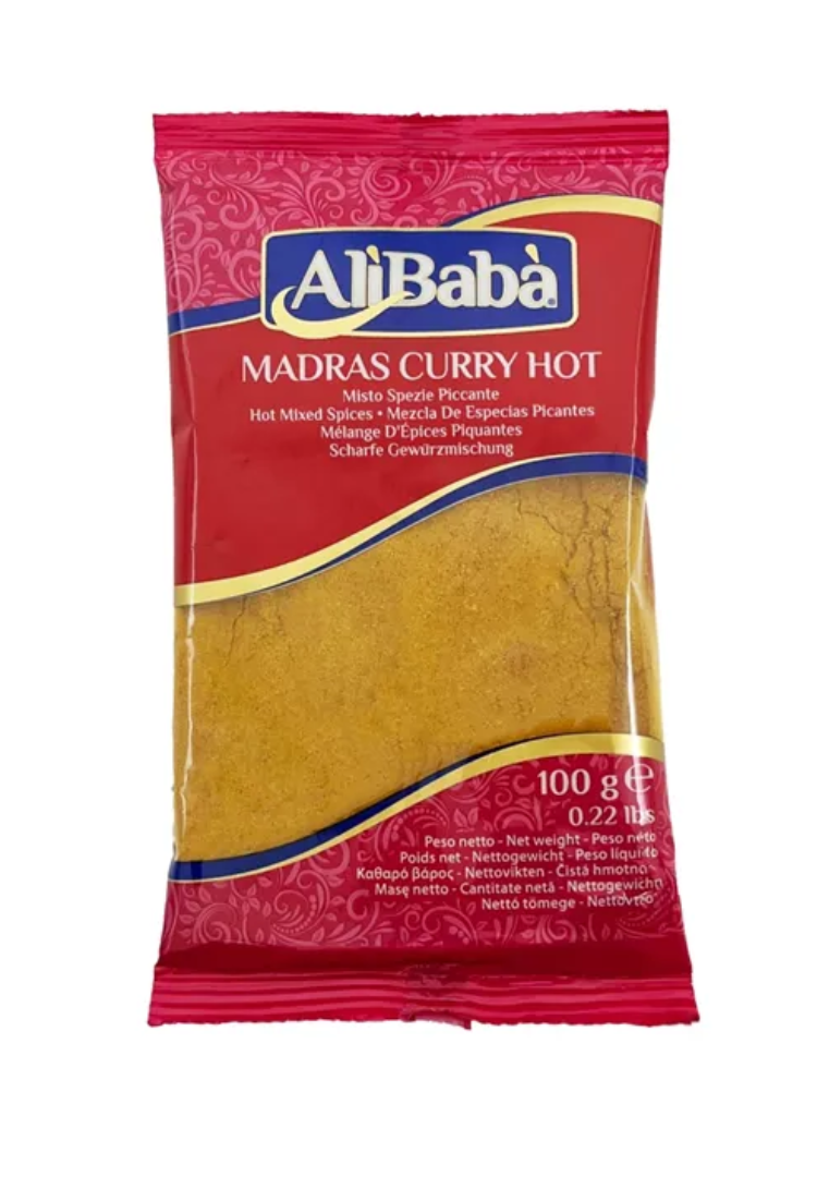 CURRY POWDER HOT ALI BABA 20X100G