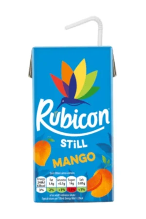 Rubicon Juice Mango Drink Half Sugar 27X288ML