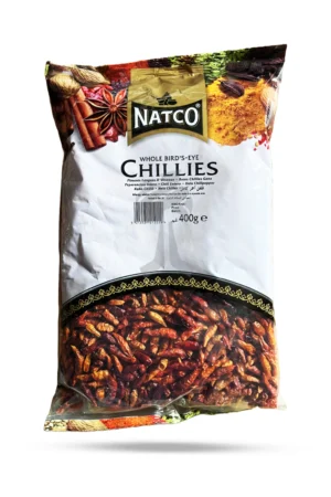 Natco Chilli Whole Birdseye 6X400G