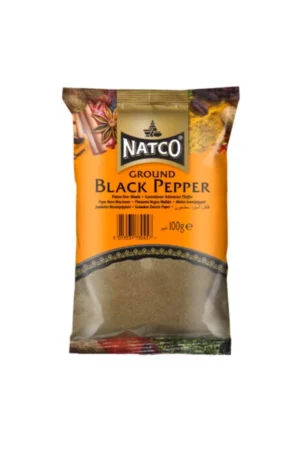 Natco Black Pepper Ground 20X100G