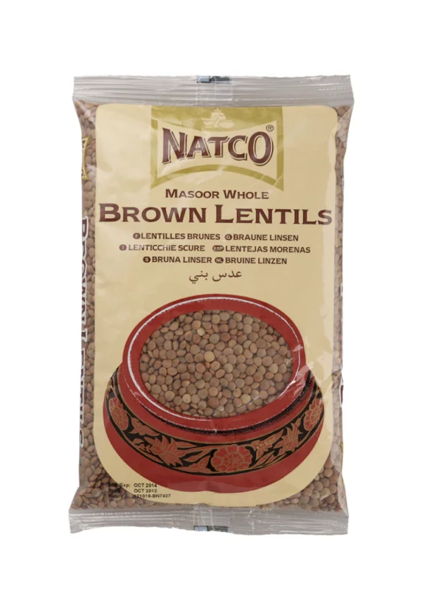 Natco Brown Lentils 10X1Kg