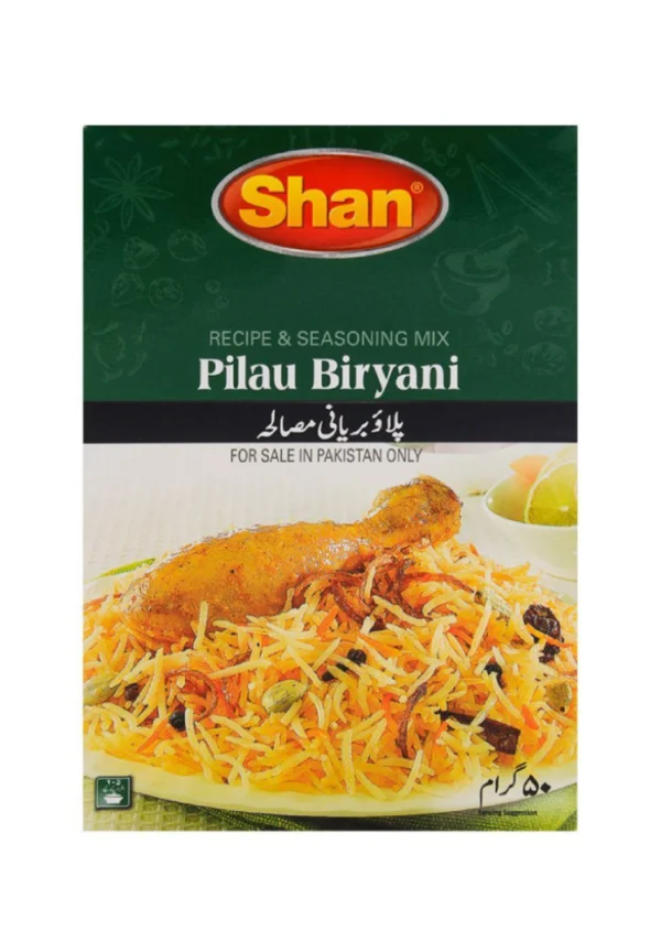 Shan Pilau Biryani Masala 12X50G
