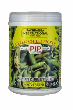 PIP GREEN CHILLI PICKLE 12X800G