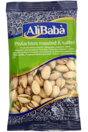 PISTA ROASTED/SALTED ALI BABA 12X500G