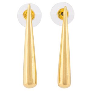 Jelani Teardrop Recycled Brass Earrings
