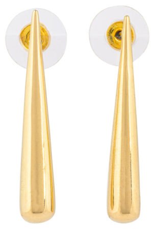 Jelani Teardrop Recycled Brass Earrings