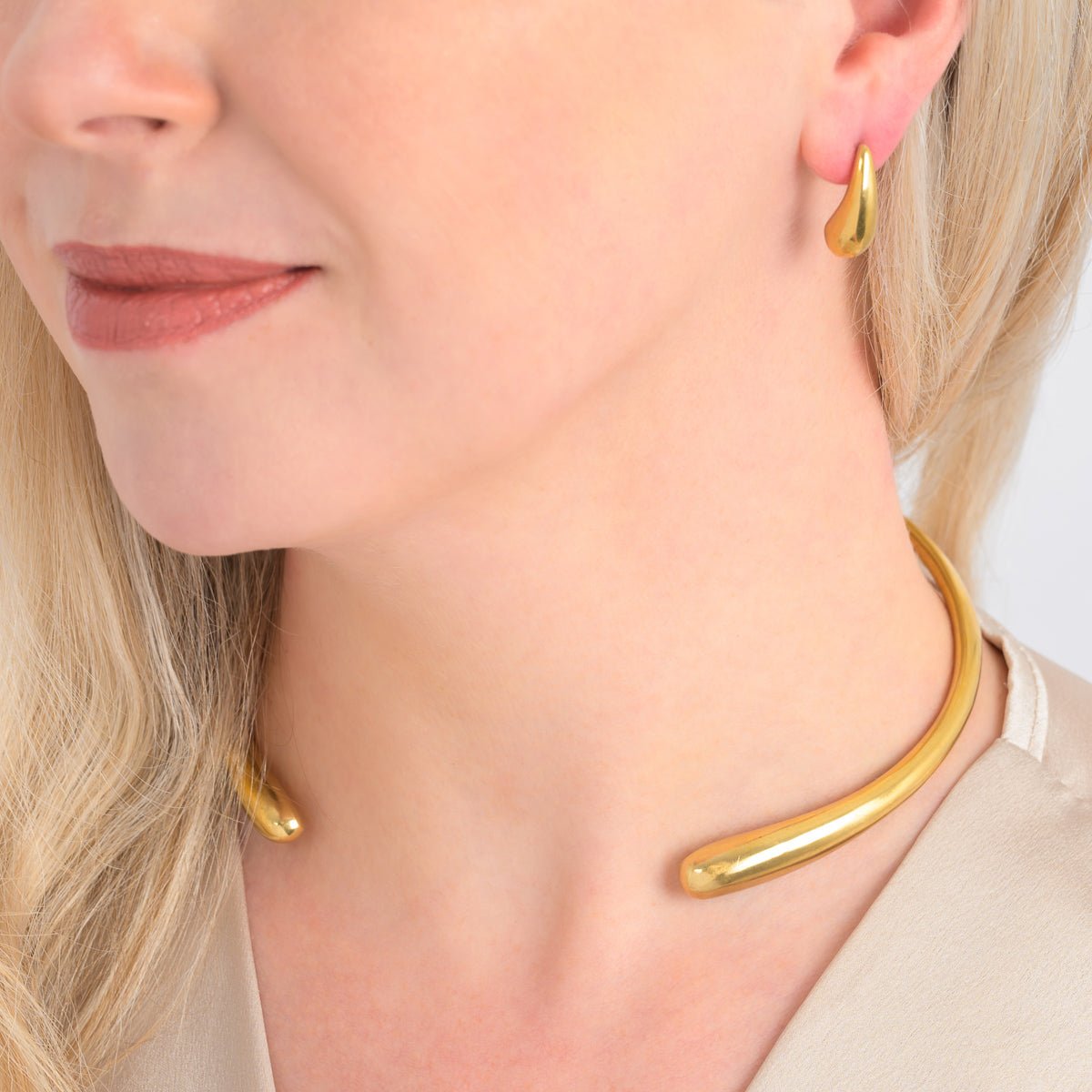 Jelani Recycled Brass Choker - Image 2