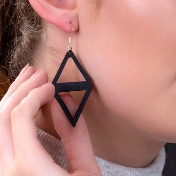 Copenhagen Recycled Rubber Earrings by Paguro Upcycle