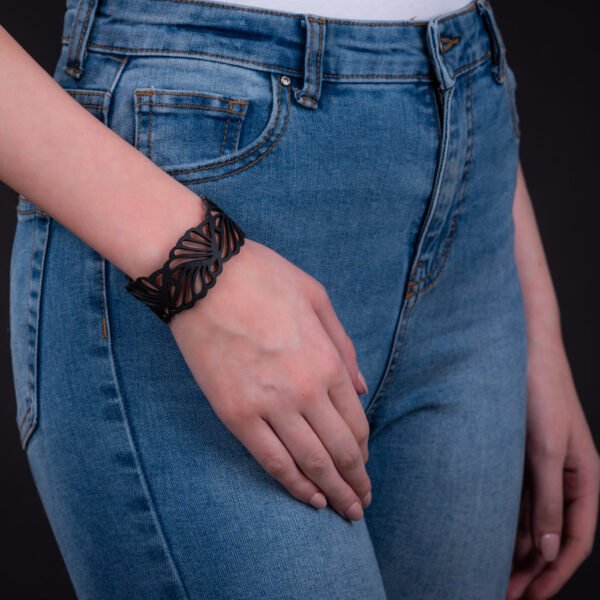 Weave Recycled Inner Tube Bracelet by Paguro Upcycle