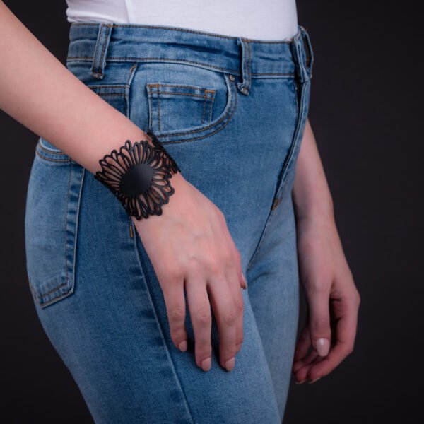Dandelion Upcycled Flower Bracelet by Paguro Upcycle