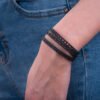 Triplet Unisex Bracelet by Paguro Upcycle