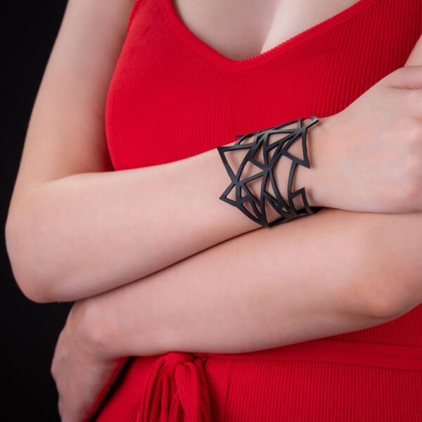 Cubism Inner Tube Bracelet by Paguro Upcycle