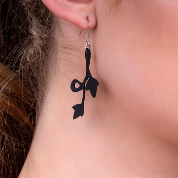 Evelyn Climbing Flower Earrings by Paguro Upcycle