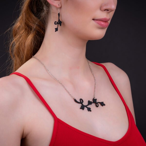 Evelyn Climbing Flower Earrings by Paguro Upcycle