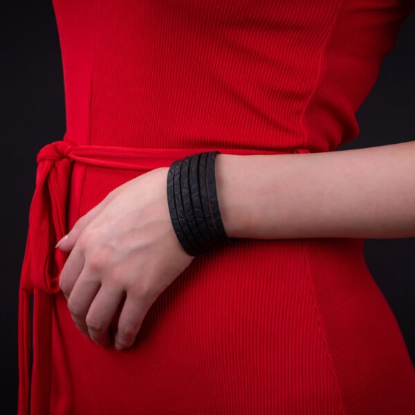 Carter Recycled Rubber Bracelet by Paguro Upcycle