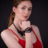Peacock Rubber Feather Bracelet by Paguro Upcycle