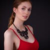 Neptune Black Necklace by Paguro Upcycle