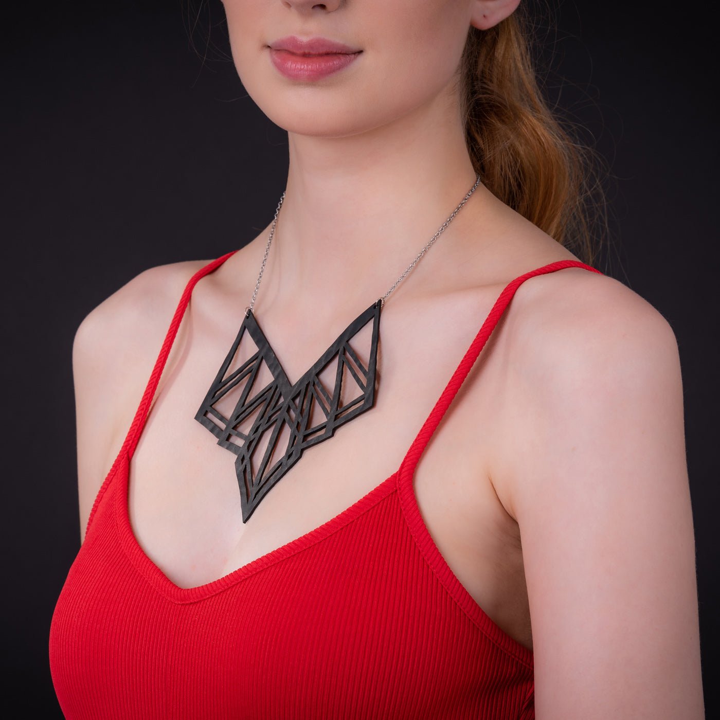 Kite Inner Tube Necklace by Paguro Upcycle